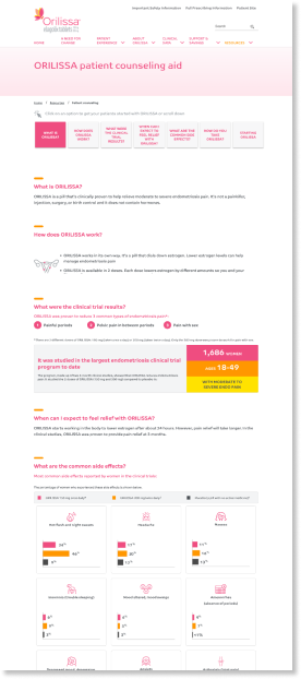 Healthcare Provider Patient Counseling Aid